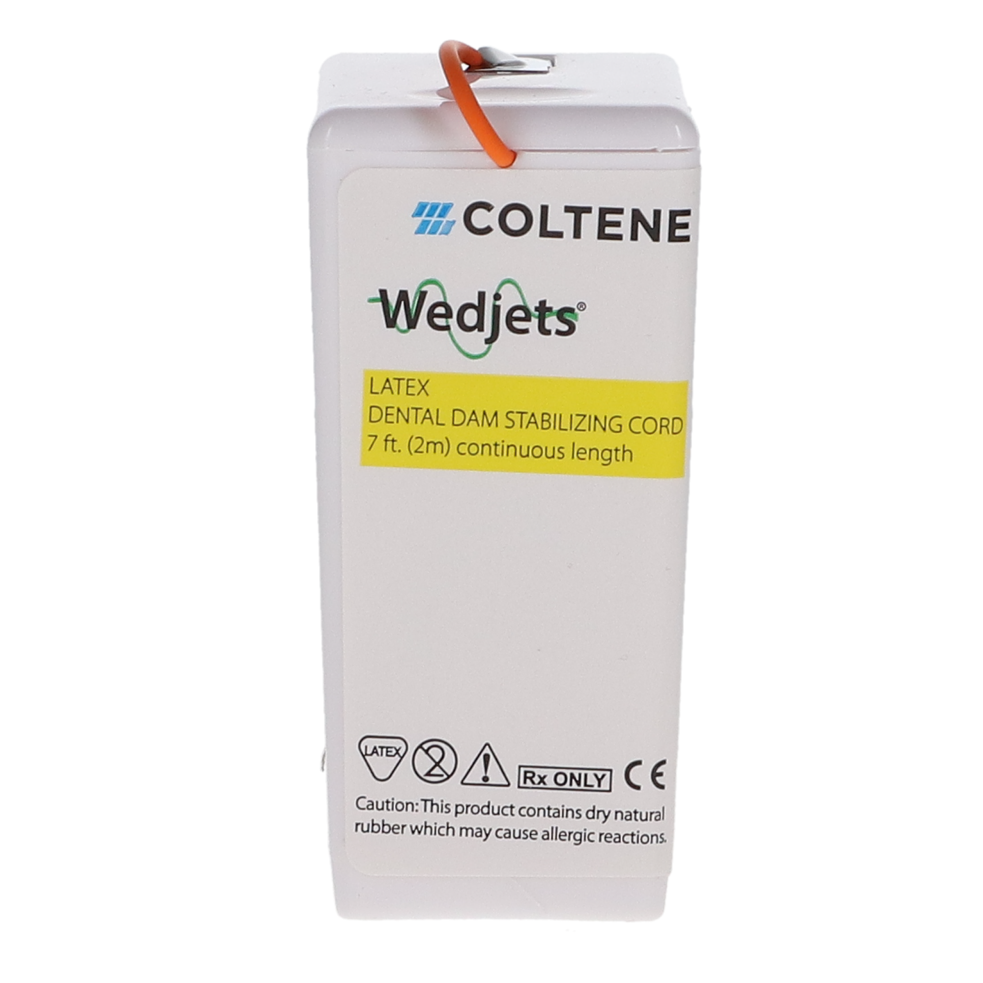 Wedjets Dental Dam Stabilizing Cord, Latex Rubber, 7 ft, 1/Pk (36154)